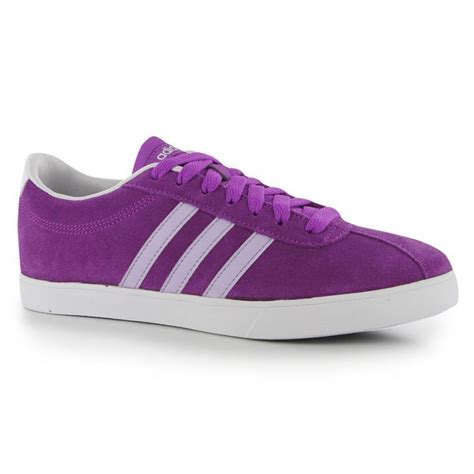 Adidas Womens Courtset Suede Ladies Trainers Casual Sports Shoes