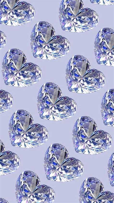 Heart Diamond Wallpapers Wallpaper Cave