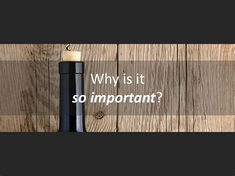 Why is it so important?