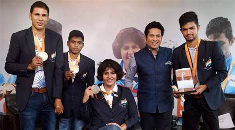 Rio 2016olympic & paralympic games. India's Rio 2016 Paralympics medal winners felicitated ...