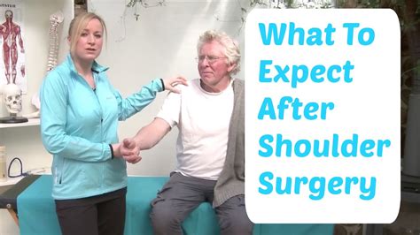 What To Expect After Shoulder Surgery Youtube