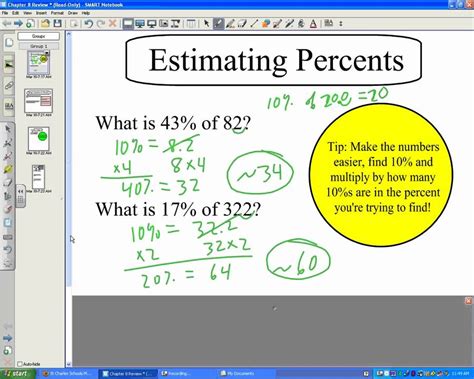 What is 33 percent of 10? Estimating with Percents - YouTube