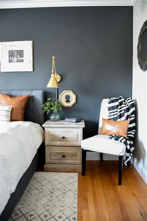 Modern farmhouse designer on instagram: Dark and Moody Modern Farmhouse Bedroom Update | Bedroom ...