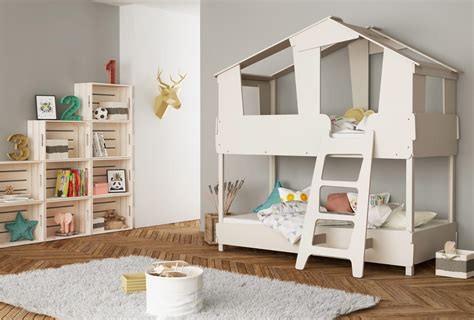 Nous proposons toute une gamme de lits enfants adaptés à tous les types de chambre d'enfant et à tous les budgets. Lit superposé 2x90x200 cm CABANE pas cher - Lit Enfant BUT ...