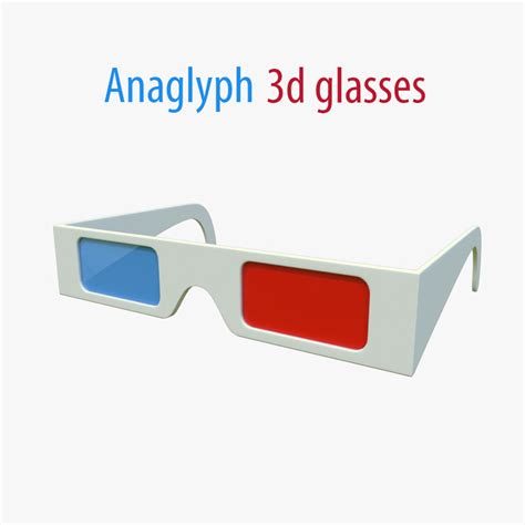 Anaglyph Glasses 3d Obj