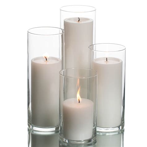 Free 2 Day Shipping Buy Richland Pillar White Candles And Eastland Cylinder Holders Set Of 48 At