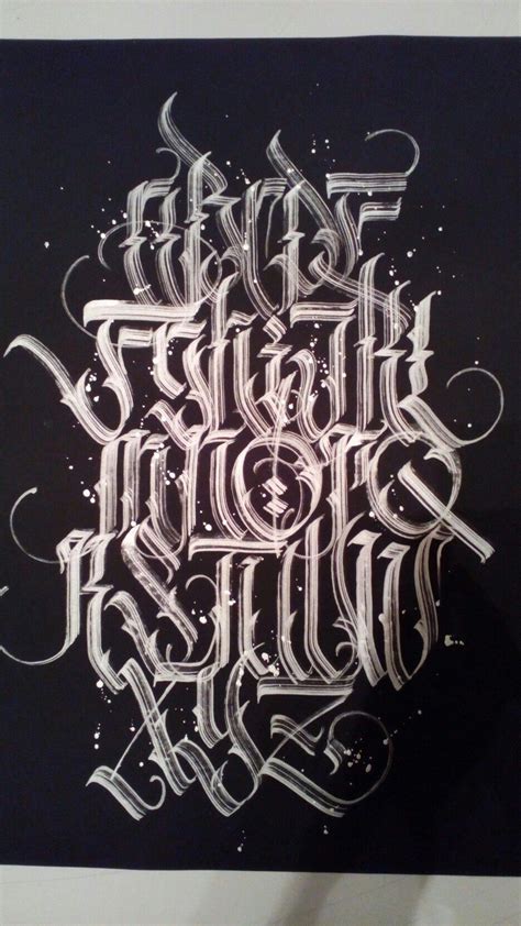 Amazing Calligraphy Tattoo Lettering Fonts Graffiti Lettering