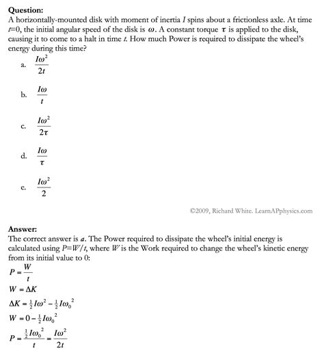 Learn Ap Physics Rotational Motion