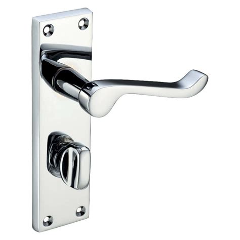 We don't really spend all that much time thinking there are two types of door handle; Door Handles Victorian Scroll Bathroom Internal Chrome ...