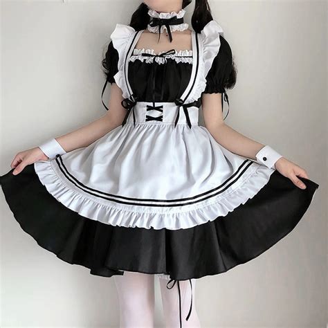 french maid cosplay