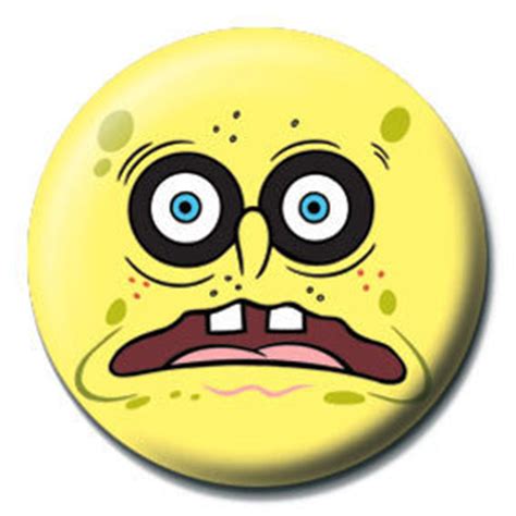 While trying to wrestle the cap off of a tube of toothpaste, spongebob accidentally punches himself in the face, leaving behind a hideous black eye. SPONGEBOB - black eyes Badge | Button | Sold at UKposters
