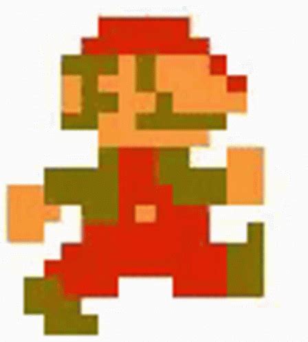 Bit Mario Running Gifs Tenor