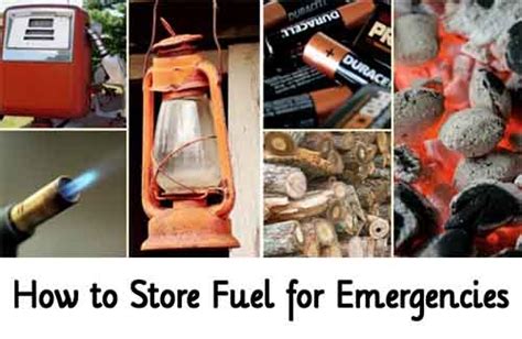 How To Store Fuel For Emergencies