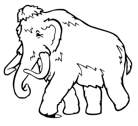 Dibujos De Mamut Para Colorear Para Colorear Pintar E Imprimir Porn