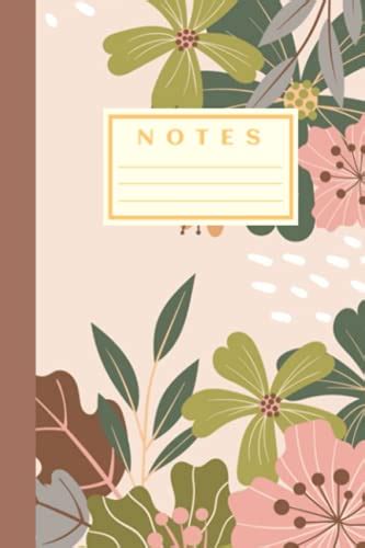 Notes Cute Pink Blooming Floral Notebook Dotted Journal By Btg Tech N