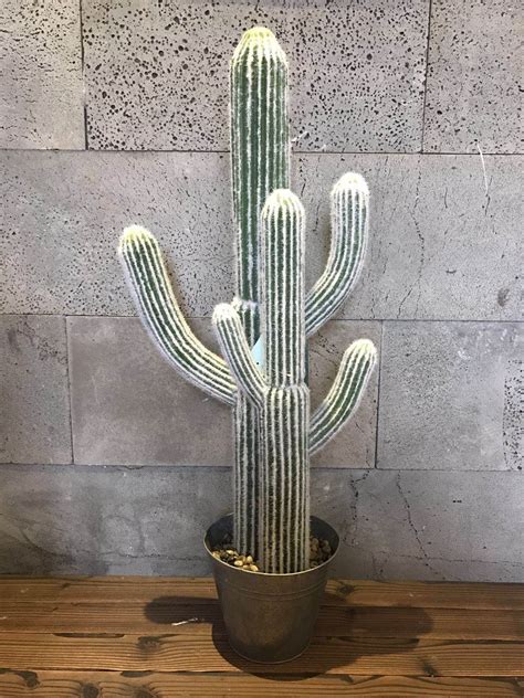 Export Wholesale Large Artificial Potted Cactus Home Outdoor Decoration