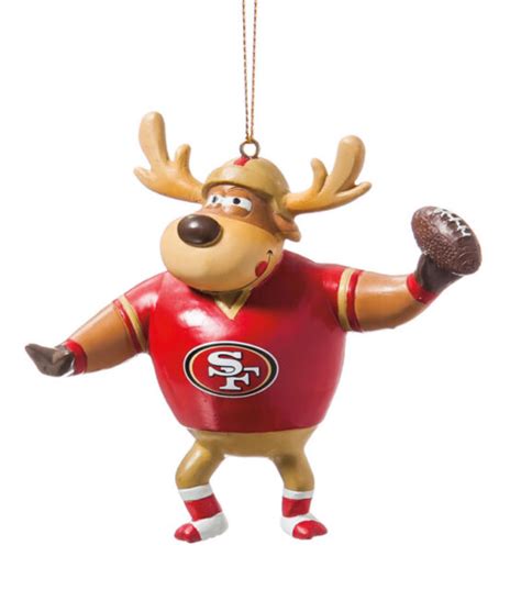 Gingerbread monolith appears in sf park on christmas day. San Francisco 49ers Reindeer Christmas Tree Ornament | eBay