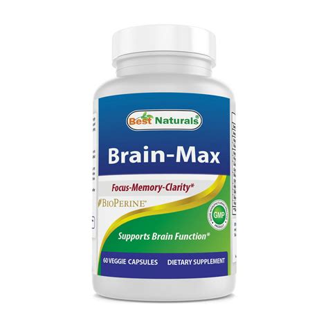 Best Naturals Brain Max Brain Focus Supplement For Focus Memory