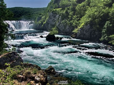 Štrbački Buk Waterfall Of The Una River Bosnia And Herzegovina Travel