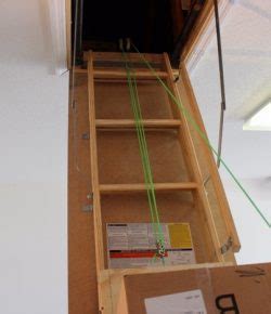 This homeowner has designed a pulley system that can be used to transport items into it. Attic Storage Lift - Your Projects@OBN