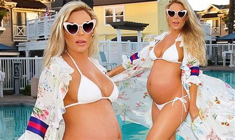 Gretchen Rossi 40 Of RHOC Poses In A Bikini While NINE MONTHS