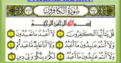 Surat an nasr diturunkan di kota. Surat Al Kafirun Diturunkan Di Kota - Kumpulan Contoh Surat