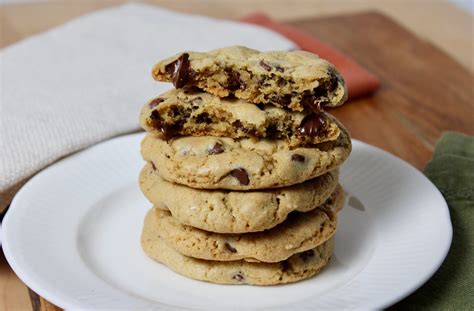 easy chocolate chip cookies [melted butter no chilling] epicuricloud tina verrelli