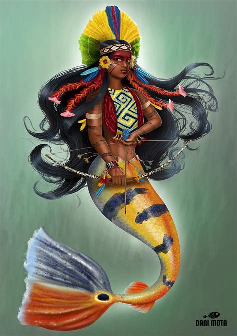 Iara is a figure from brazilian folklore based on ancient Tupi and Guaraní mythology Depending