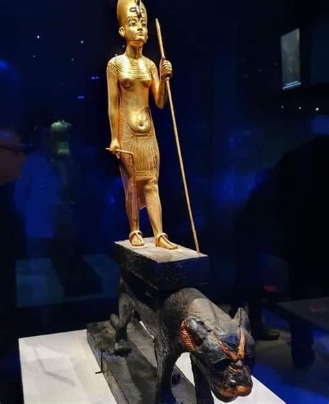 Tutankhamun Riding A Panther Routofthetombs