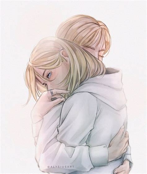 Hugs And Kisses Armin X Annie In 2021 Attack On Titan Anime Attack
