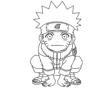 Little Naruto Naruto Kids Coloring Pages
