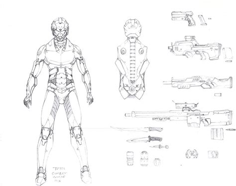 Titan Combat Armor Male By Danimedr On Deviantart