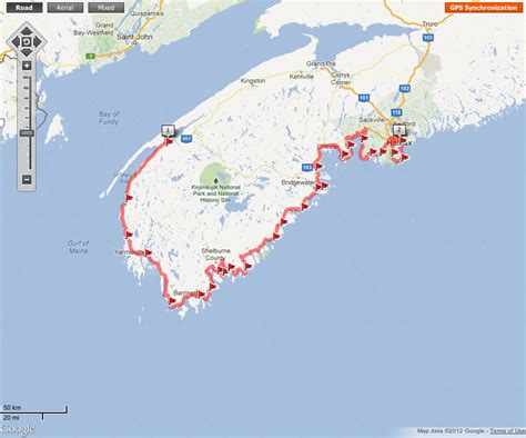 Runaway To Nova Scotia Route Nova Scotia