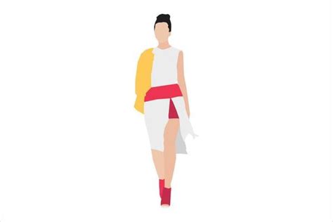 Female Fashion Figure Vector Art Icons And Graphics For Free Download