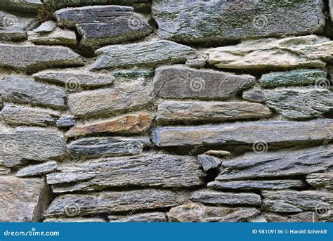 Fieldstone Wall Stock Photo Image Of Backdrop House 98109136