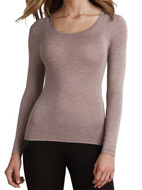 Marks and Spencer - - M&5 MOCHA Heatgen Thermal Long Sleeve Top - Size ...