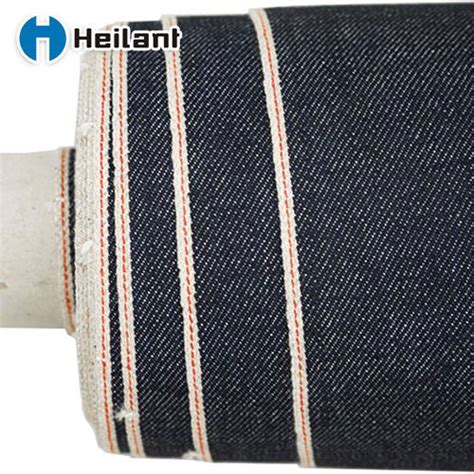 vergin organic cotton japanese red selvedge self edge raw denim fabric 14 oz for man jeans
