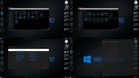 Windows 10 Black Edition Screen 1 By Moonnique On Deviantart