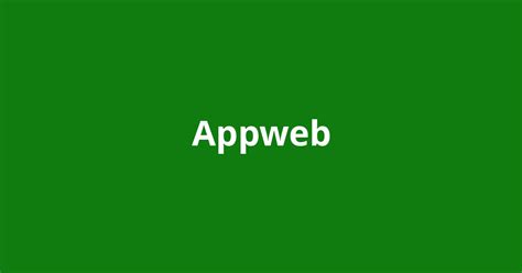 Appweb Resources Open Source Agenda