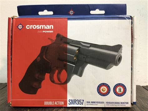 Crosman Snub Nose Snr357 177 Dual Ammo Co2 Air Revolver Gun