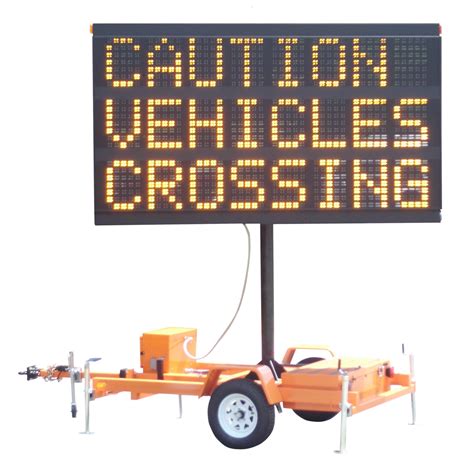 Product - American Signal , Portable Changeable Message Sign (PCMS)