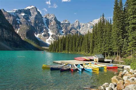 Moraine Lake And Banff National Park Canada