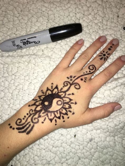 Image Result For Easy To Draw Hand Tattoos For Beginners Sharpie