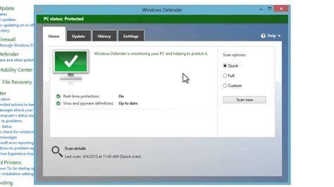 Simply by using windows defender, your computer will be safer than using antivirus software from third parties. Windows 8 - How To Disable Anti-Virus Software Windows ...