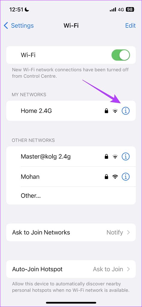 Ways To Fix IPhone Not Automatically Connecting To Wi Fi Guiding Tech