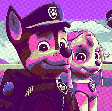 Skye And Chase Fanarts Skye And Chase Paw Patrol Fan Art