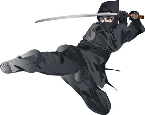 Female Ninja Vector Art Icons And Graphics For Free Download