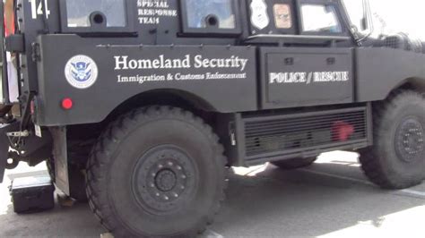Homeland Security Police Trucks All Are Here