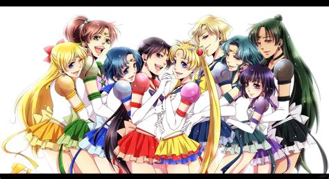 Sailor Senshi Group Sailor Moon Art Sailor Moon Stars Sailor Moon