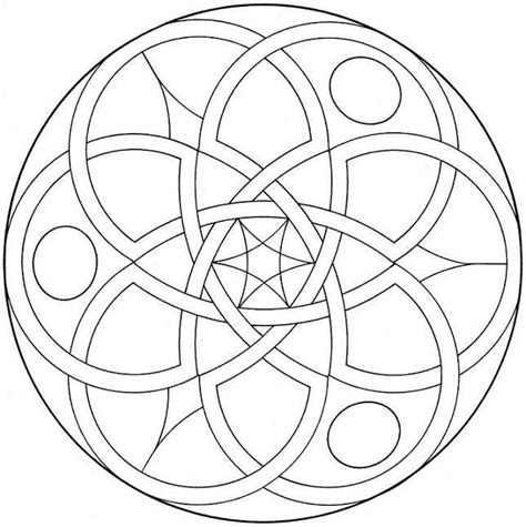 Mandala mpc design 10 mandalas coloriages difficiles. Coloriage Mandala Facile pour découpage dessin gratuit à ...